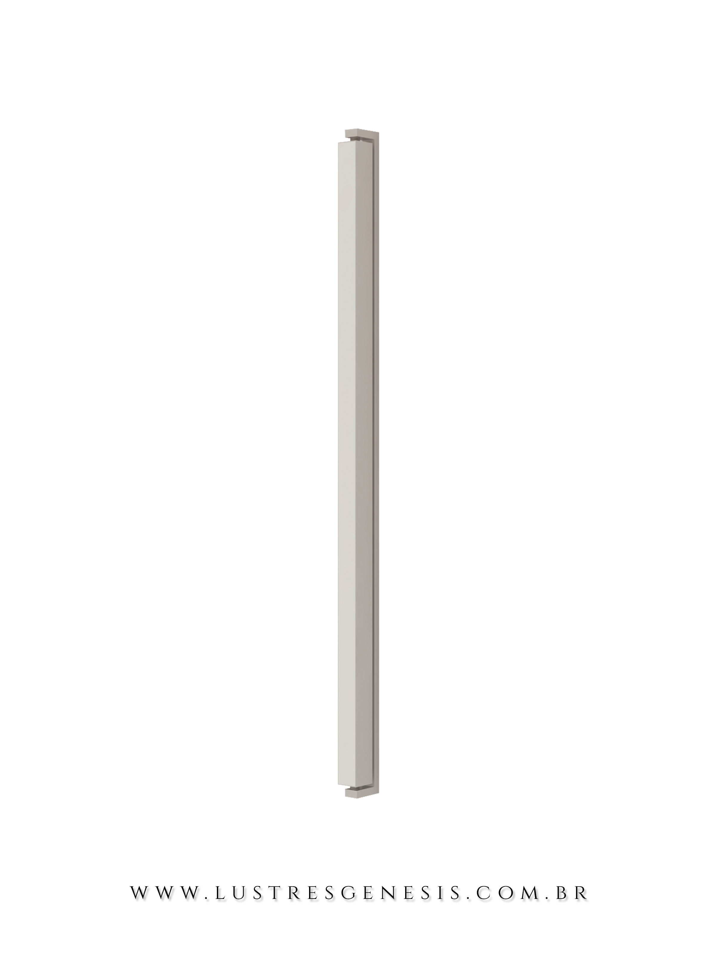 Arandela moderna fio de 50cm na cor preta, design minimalista e resistente, ideal para uso em áreas externas e decoração interna.